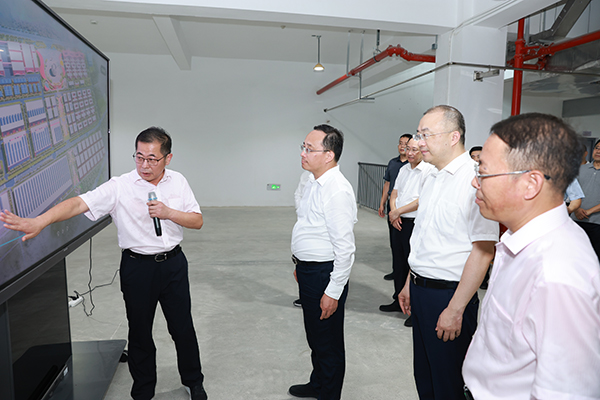 2024年7月23日，淮安市市長(cháng)顧坤調研今世緣南廠(chǎng)區技改項目建設